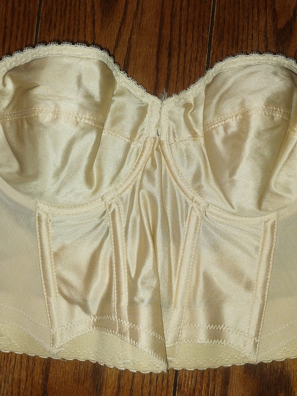 Vintage Young Smoothie Strapless Corset Bustier Size 38C